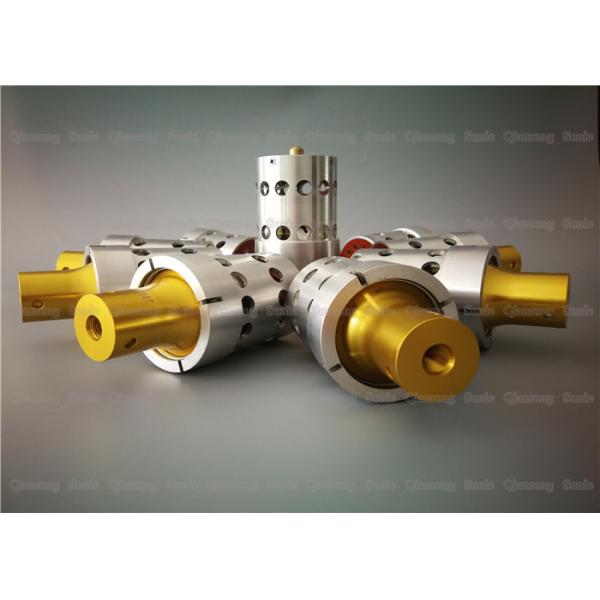Customized OEM Aluminum Alloy 20Khz Transducer With Gold Front Masses