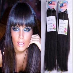 100% human hair Natural Malaysian Hair Straight Texture