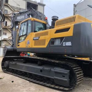 High Efficiency Volvo EC 480DL Used Excavator Machine Easy Maintenance