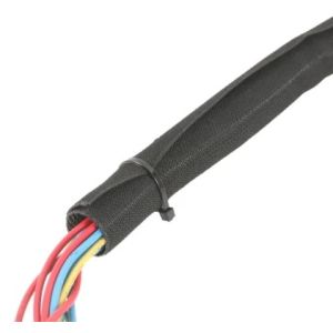 Fireproof Polyester Heat Resistant Cable Wrap Loom Braided Sleeve