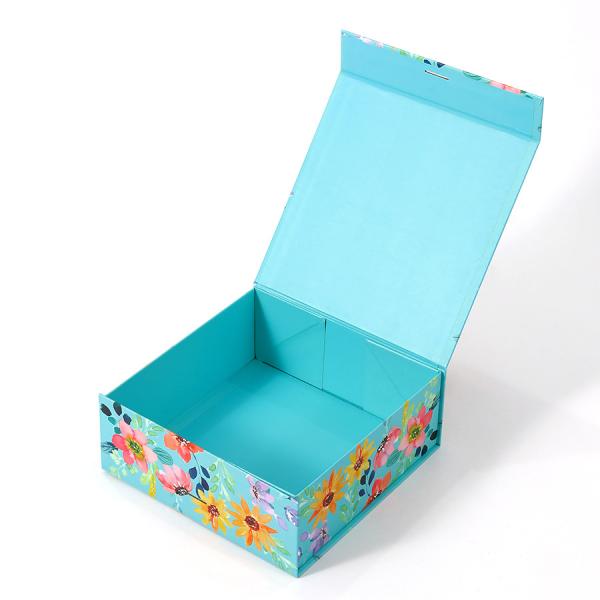 Large Luxury Colored Cardboard Packaging Wedding Gift Box With Logo for Custom