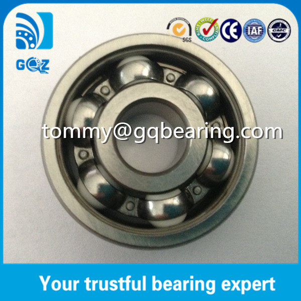 Chrome Steel Rings Ceramic Hybrid Ball Bearing 12mm Height Long Durability 6301