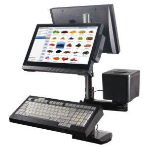 Capacitive Touch Screen Multifunctional POS Machine with Weight Scale and Dual