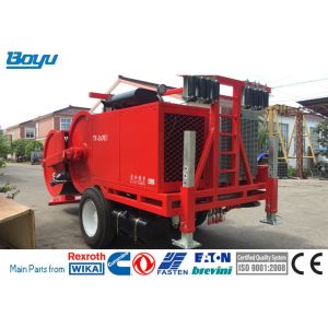 5km/H Cable Stringing Equipment Hydraulic Tensioner Cummins 4BT3.9-C105 Engine