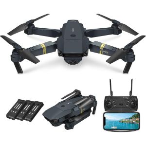 Foldable Altitude Hold Quadcopter Drone with HD Camera Live Video e58 drone