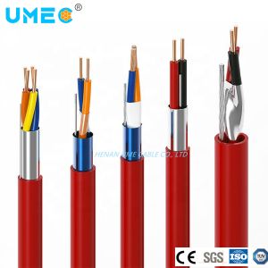 Fire Alarm Cable 2 Cores Fire Resistant Shielded Solid Copper Cable with Free