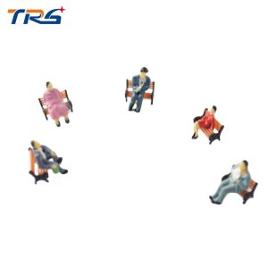 1:87 scale ABS plastic model painted figures model people 2.2cm for model