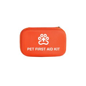Bestreat Compact Veterinary Instrument First Aid Kit Vet-Approved for Home Car
