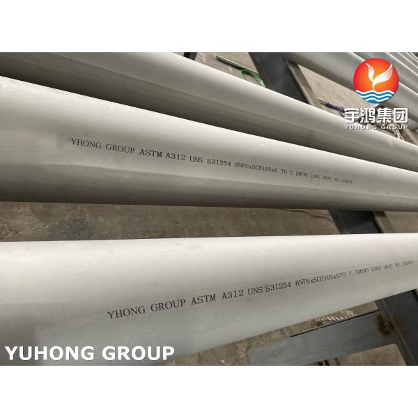 Buy ASTM A312 UNS S31254 / 254SMO Duplex Stainless Steel Seamless Pipe at wholesale prices
