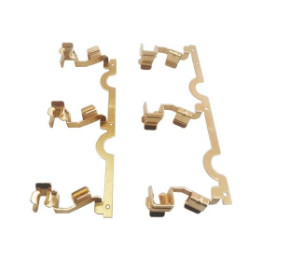 OEM Copper Stamping Parts , Metal Stamping Components Plating Anodizing Finish