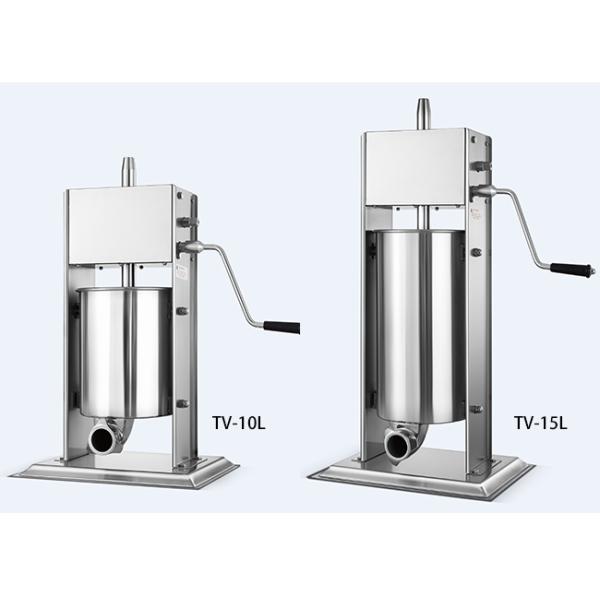 Commercial Stainless Steel Sausage Stuffer Rapid Filler Machine / Electric Vacuum Filler
