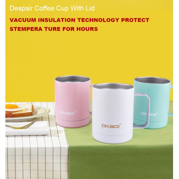 12oz Tumbler Coffee Mug Insulated Set Of 2 Vacuum Insulated Travel Cups Stainless Steel Metal Mugs