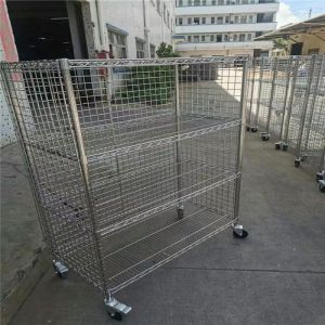 Carbon Steel SMT SMD PCB ESD Shelving Rack Chrome Finish