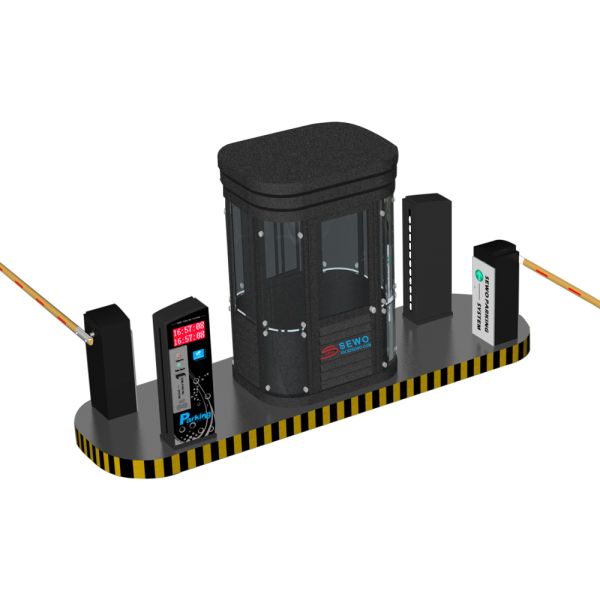 SEWO-X6 Automatic Barrier Gate with 0.4 s Open/Close Time and RS-232 Interface for Vehicle Access Control System