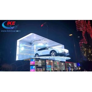 Rubber Naked Eye 3D LED Display Advertising Outdoor RGB LED Display