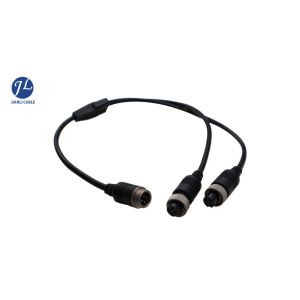 Waterproof Male To Female 4 Pin S Video Cable For Night Vision Surveillance CCTV