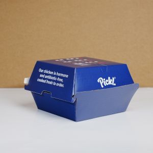 Burger Box Customization Disposable Fast Food Waiver Packaging Paper Box