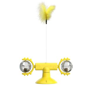 Wholesale Interactive Bulk Turntable Windmill Cat Catnip Toy Feather Teaser