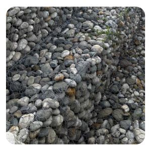 2x1x1 PVC Coated Galvanized Iron Wire Gabion Wire Mesh with Customizable Welding