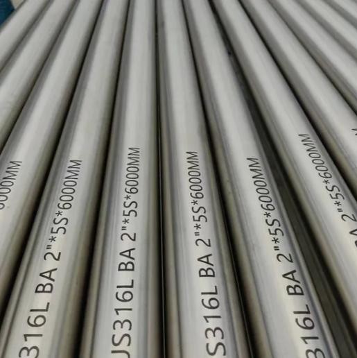 201/202/304/316/S31803/S32750 SS Round Pipe Ba/2b/No. 1/No.3/No.4/8K/Hl/2D