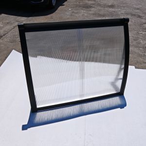 Modular DIY Canopy Plastic Frame amp Polycarbonate Panels with Integrated Gutter