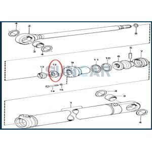 Quality VOE4784843 VOE 4784843 Piston Rod Seal For Cylinder SUNCARSUNCARVOLVO L90B L120C L120D for sale