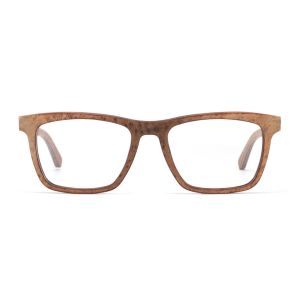 Bamboo Classic Black oak Wooden Optical Glasses Engraving Logo