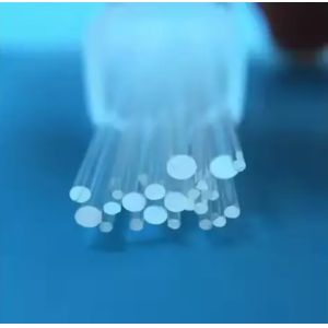 Surface 60/40 Transparent Quartz Glass Rod Clear Accurate Results