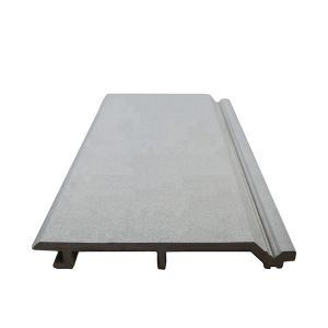 China Fireproof PVC Foam Outdoor WPC Wall Panel Facade Cladding Board for Thermal Insulation on sale