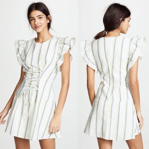 Woman Dress Summer 2018 Striped Casual Designer Womens Dresses