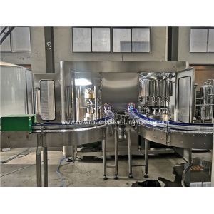 6000BPH 12 Nozzles Aluminum Beverage Can Filling Machine Seamer