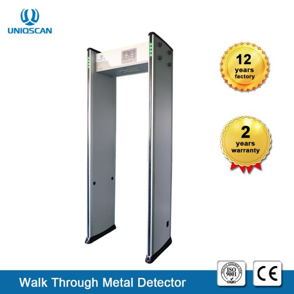 High sensitivity 33 Zones Airport Walk Through Body Security Checking Door Frame