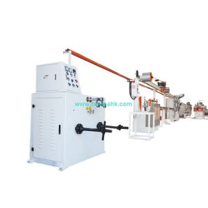 Plastic Sheath PVC Wire Extruder , Electric Cable Extrusion Line