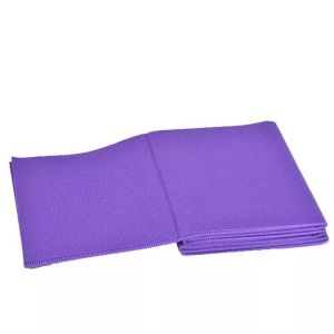Colorfast Eco Friendly Yoga Mats , 3mm Foldable Non Slip Exercise Mat