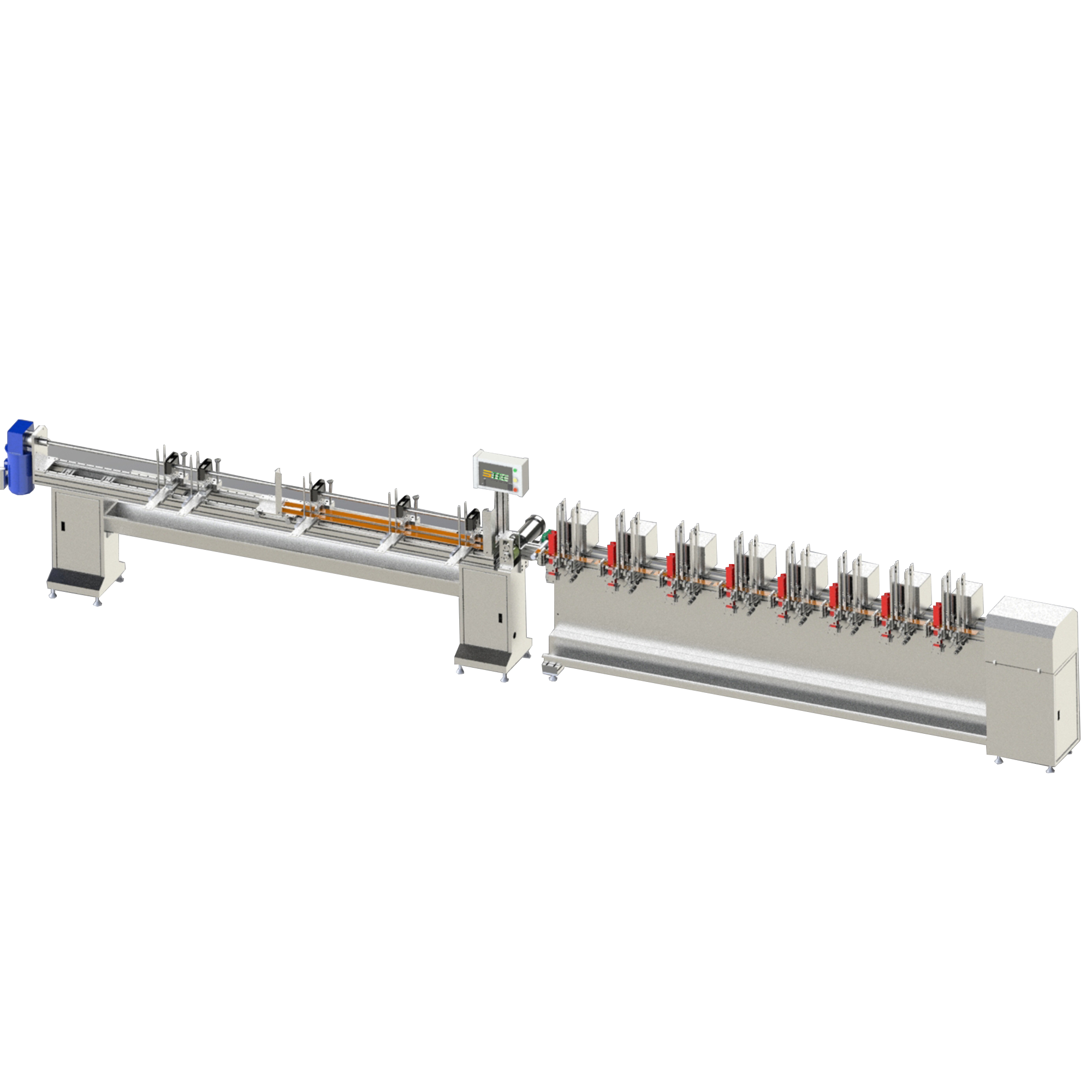 Fully-Automatic Aluminum Vertical Blinds Slat Forming Cutting Punching and