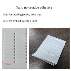 15*2mm per 20 pieces per sheet Jewellery price tag adhesive