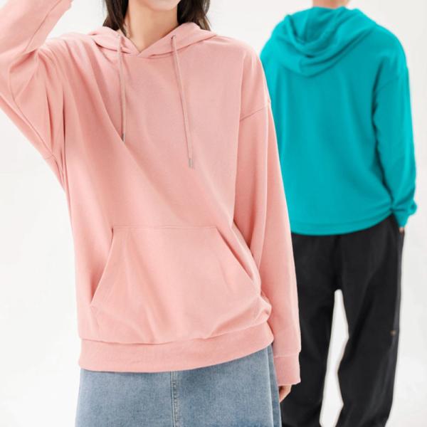 Buy Plain Dyed Organic Unisex Plain Hoodies 3XL Breathable at wholesale prices