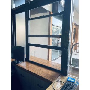 Retractable Solar Screen Folding Windows - Recessed Cassette Storage System