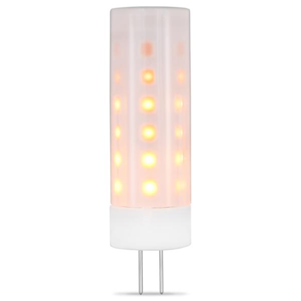 2w 1600k Led Flame Effect Flickering Fire Light G4 Flickering Candelabra Bulb