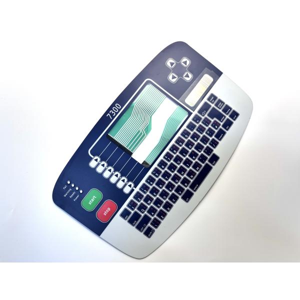 One Clik Button Embossedkeypad Switch Panel With Flexible Copper Cable