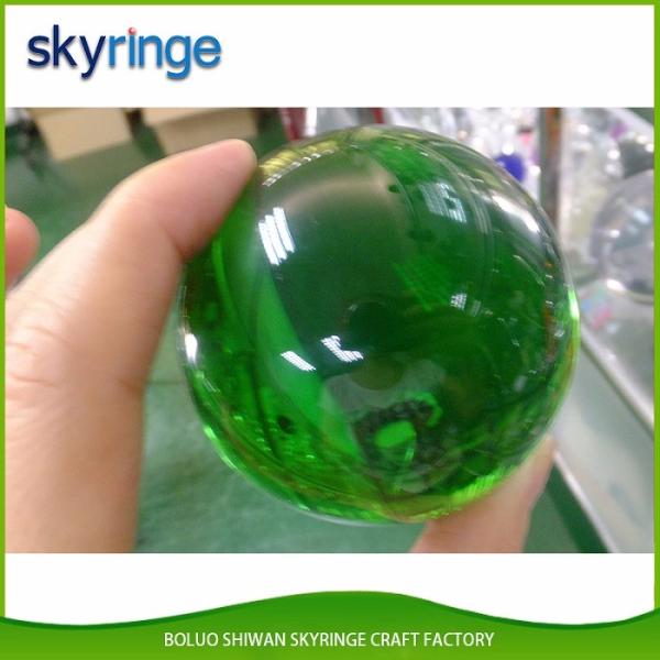 OEM Colored Acrylic Spheres 60mm Transparent Acrylic Ball