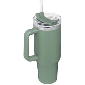 Custom 30oz Insulated Tumbler With Lid And Straws