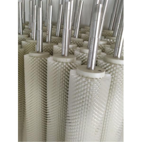 Industrial Brush Roller Dust Cleaning Fruit Seafood Roller Brush Nylon Brush Wire