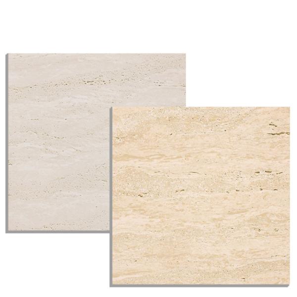 Occasion Outdoor Beige Travertine Porcelain Vitrified Tiles for Building Material