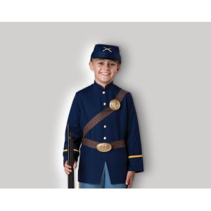 Civil War Soldier 17058 Police Fancy Dress , Children Fancy Dress Costumes