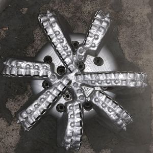PDC Drill Bit 17-1/2 Inch 7 Bladed Fixed Button Of Rock Drilling Tools