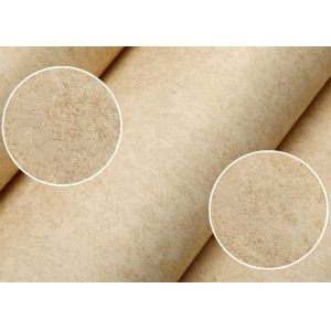 Beige Elegant Contemporary Living Room Wallpaper Soundproof