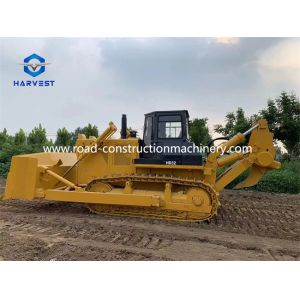 320hp Crawler Bulldozer HAITUI HD32 With Cummins Engine & Single Shank Ripper