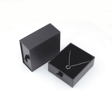 Sliding Drawer Earring Jewelry Box And Pouch With Custom Logo And Recyclable Material