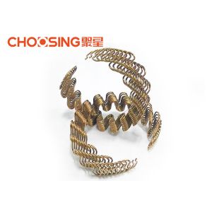 Customized Length Zig Zag Chair Springs Round Shape 3.0 - 3.4mm Wire Diameter
